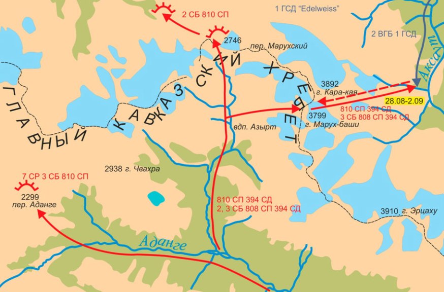 Боевые действия на Марухском направлении. 26.08-2.09.1942